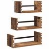 vidaXL Wandregal-Set mit Regal 3 pcs Altholz 40x16x14cm Holzwerkstoff