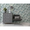 DUTCH WALLCOVERINGS Tapete Krisha Wei&szlig; und Blau
