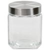 vidaXL Vorratsgl&auml;ser mit Silbernem Deckel 6 Stk. 800/1200/1700 ml