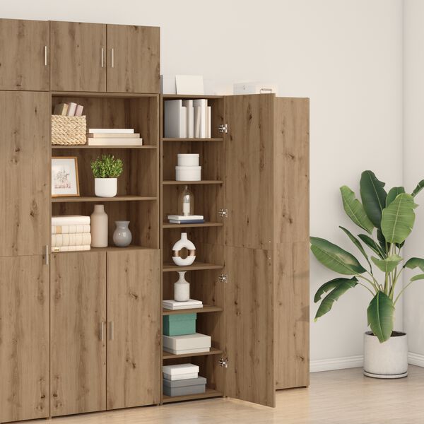vidaXL Highboard Artisan-Eiche 45 x 42,5 x 185 cm