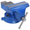 vidaXL Schraubstock Blau 150 mm Gusseisen