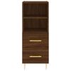 vidaXL Sideboard Braun Eichen-Optik 34,5x34x90 cm Holzwerkstoff