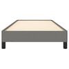 vidaXL Bettgestell ohne Matratze Dunkelgrau 80x200 cm Stoff