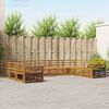 vidaXL Sofagarnituren 9 pcs Natur Massivholz Akazie