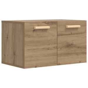 vidaXL Wandschrank 60 x 36,5 x 35 cm Holzwerkstoff Artisan-Eiche