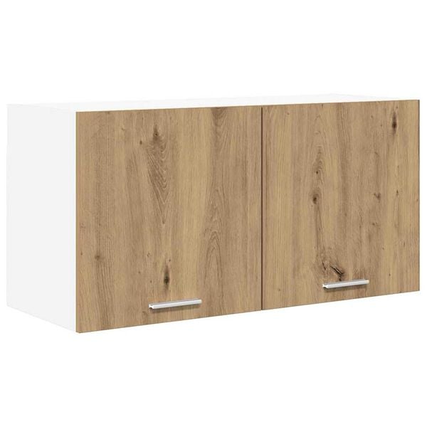 vidaXL H&auml;ngeschrank Artisan-Eiche 80 x 31 x 40 cm Holzwerkstoff