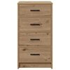 vidaXL Sideboard Artisan-Eiche 40 x 41 x 75 cm Holzwerkstoff