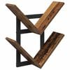 vidaXL Wandregal Altholz 43 x 15 x 47 cm Holzwerkstoff