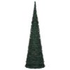 vidaXL Weihnachtsbaum 100 LEDs PVC Gr&uuml;n