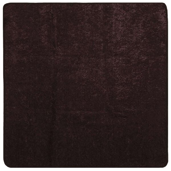 vidaXL Teppichl&auml;ufer MARSA Anthrazit 100 x 100 cm Polyester und PVC