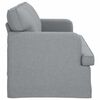 vidaXL Sofa Hellgrau Gesamtabmessungen: 201 x 80 x 85 cm (B x T x H)