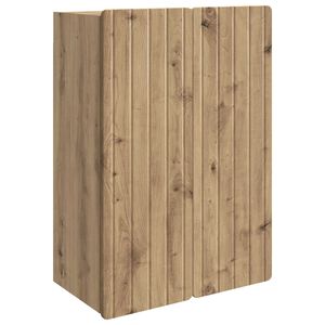 vidaXL Wandschrank 66 x 34,5 x 92 cm Holzwerkstoff Artisan-Eiche