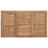 vidaXL Garden Esstisch 120x70x77 cm Massiv Teakholz