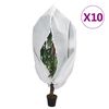 vidaXL Wintervlies mit Rei&szlig;verschluss 10 Stk. 70 g/m&sup2; 1,2x1,8 m