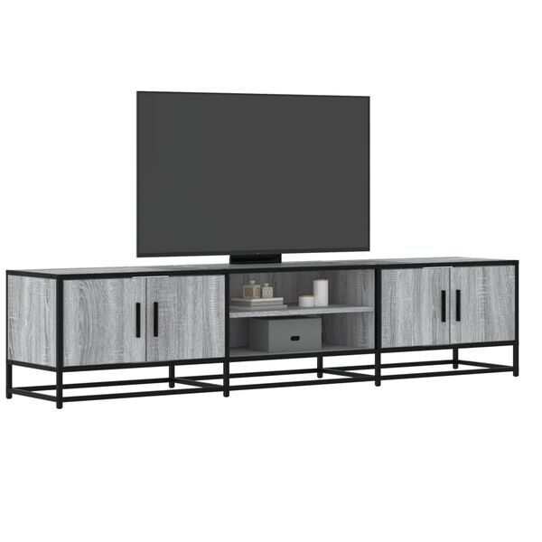 vidaXL TV-Schrank Grau Sonoma 180x35x41 cm Holzwerkstoff