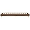 vidaXL Bettgestell ohne Matratze Braun Eiche 75x190 cm Holzwerkstoff