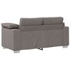 vidaXL Sofa 3 pcs Taupe 219 x 80 x 82 cm Leinenmischgewebe