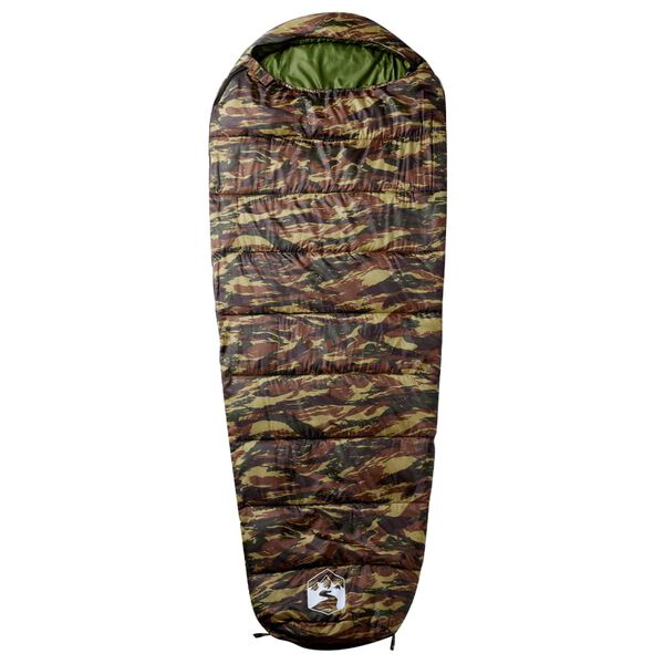 vidaXL Mumienschlafsack f&uuml;r Erwachsene Camping 3 Jahreszeiten