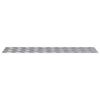 vidaXL Treppe Tritt Rechtwinklig 2 pcs Silber 100 x 25 cm Aluminium