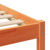 vidaXL Bettrahmen Wachsbraun 120 x 200 cm Massives Kiefernholz