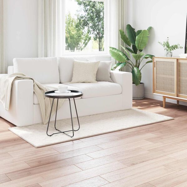 vidaXL Bereichsteppiche Rechtwinklig Creme 200 x 80 cm