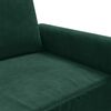 vidaXL 2-Sitzer-Sofa Dunkelgr&uuml;n 140 cm Samt