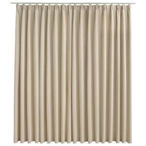 vidaXL Verdunkelungsvorhang mit Haken Beige 290 x 245 cm