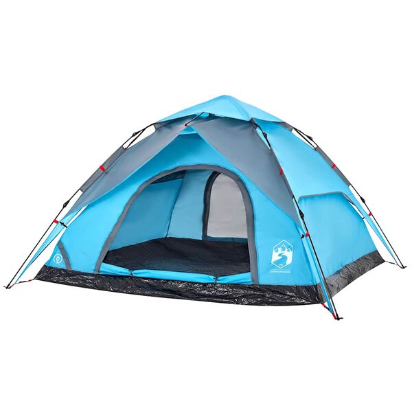 vidaXL Kuppel-Campingzelt 5 Personen Blau Quick Release