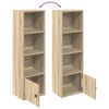 vidaXL B&uuml;cherregal Sonoma-Eiche 31x24x102 cm Holzwerkstoff