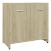 vidaXL Badezimmerschrank Sonoma-Eiche 60x33x61 cm Holzwerkstoff