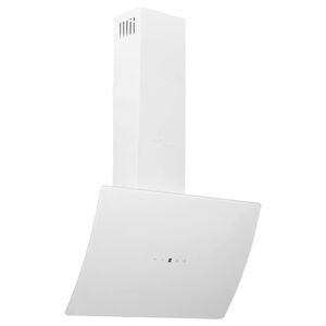 vidaXL Dunstabzugshaube 60 cm Stahl und Hartglas Wei&szlig;