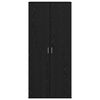 vidaXL Hochschrank Schwarz Eichen-Optik 80 x 39 x 178 cm Holzwerkstoff
