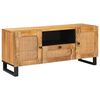 vidaXL TV-Schr&auml;nk mit Speicher Braun 105 x 33 x 46 cm Massivholz Mango