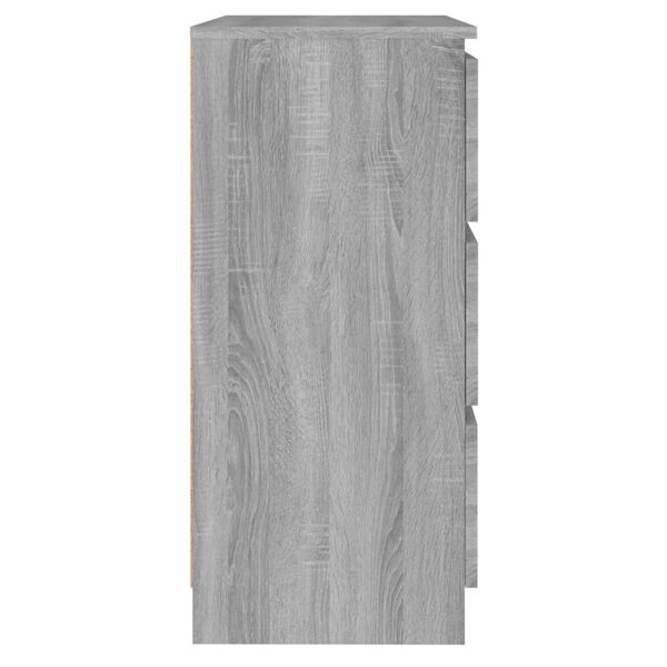 vidaXL Sideboard Grau Sonoma 60x35x76 cm Holzwerkstoff