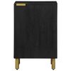 vidaXL Badschrank Schwarz 38x33x58 cm Holzwerkstoff