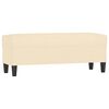 vidaXL Sitzbank Creme 100x35x41 cm Stoff