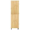 vidaXL Schrank SKI Honigbraun 60 x 32 x 40 cm Massives Kiefernholz