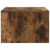vidaXL Wandtisch Ger&auml;ucherte Eiche 60 x 45 x 30 cm Holzwerkstoff