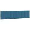 vidaXL Bettgestell ohne Matratze "Hanko" Blau 200x200 cm Samt