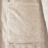 vidaXL Bademantel Hoodie Beige XXXL Flanell