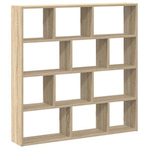 vidaXL W&uuml;rfelregal 12 F&auml;cher Sonoma-Eiche Holzwerkstoff