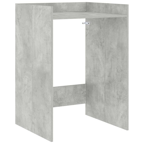 vidaXL Waschmaschinen-Schrank Beton 67,5 x 62 x 97 cm Holzwerkstoff