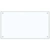 vidaXL K&uuml;chenr&uuml;ckwand 2 pcs Transparent 90 x 50 cm Geh&auml;rtetes Glas