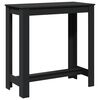 vidaXL Bartisch Schwarz 102x50x103,5 cm Holzwerkstoff