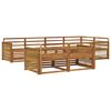 vidaXL Outdoor-Sofagarnitur 7 pcs Natur