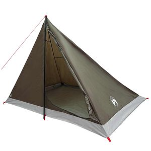 vidaXL Trekkingzelt 4 Personen Braun und Grau