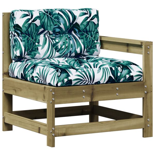 vidaXL 3-tlg. Garten-Lounge-Set mit Kissen Kiefernholz Imprägniert