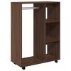vidaXL Kleiderschrank Braun Eichen-Optik 80x40x110 cm Holzwerkstoff