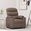 vidaXL Relaxsessel Taupe Stoff