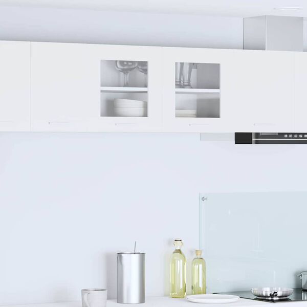 vidaXL H&auml;ngeschrank mit Speicher Wei&szlig; 80 x 31 x 40 cm Holzwerkstoff